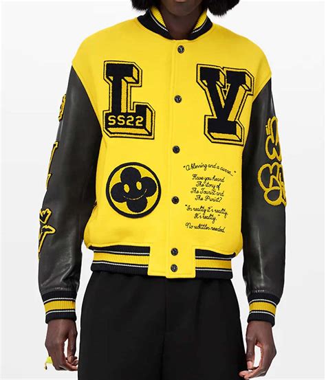 varsity leather jacket louis vuitton|Louis Vuitton varsity jacket price.